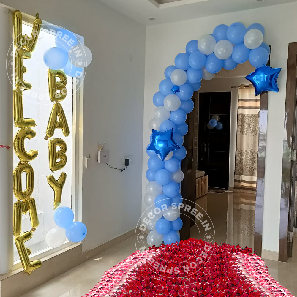 Welcome Baby Balloon Decorations